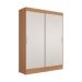 Guarda-Roupa Casal Boreal 2 Portas Carvalho e Off White