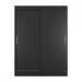 Guarda-Roupa Casal Boreal 2 Portas Preto