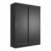 Guarda-Roupa Casal Boreal 2 Portas Preto