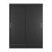 Guarda-Roupa Casal Boreal 2 Portas Preto