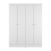 Guarda-Roupa Casal Boreal 4 Portas Branco