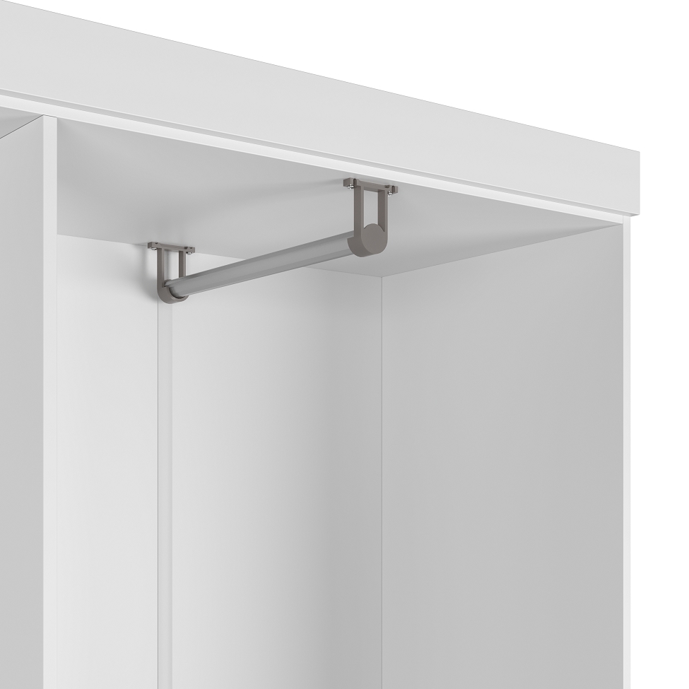 Guarda-Roupa Casal Boreal 4 Portas Branco