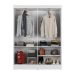 Guarda-Roupa Casal Boreal 4 Portas Branco