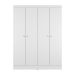 Guarda-Roupa Casal Boreal 4 Portas Branco