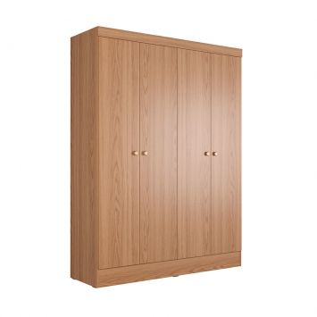 Guarda-Roupa Casal Boreal 4 Portas Carvalho