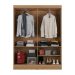 Guarda-Roupa Casal Boreal 4 Portas Carvalho e Off White