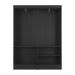 Guarda-Roupa Casal Boreal 4 Portas Preto