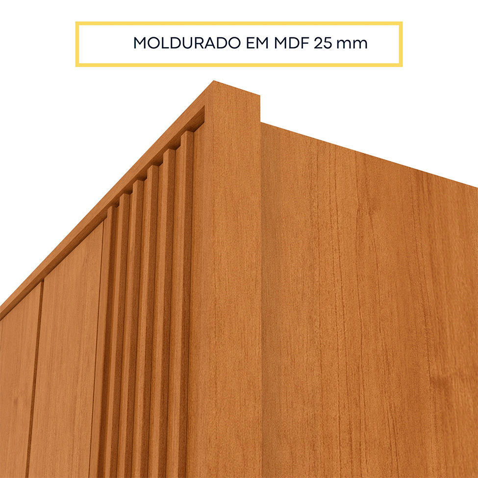 Guarda-Roupa Casal Hera 6 PT 6 GV Cinamomo