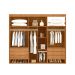 Guarda-Roupa Casal Lucca Premium 6 PT Imbuia