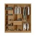Guarda-Roupa Casal Malibu 6 PT 2 GV Imbuia