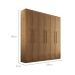 Guarda-Roupa Casal Malibu 6 PT 2 GV Imbuia