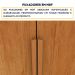 Guarda-Roupa Casal Pequin 6 Portas 6 Gavetas Cinamomo