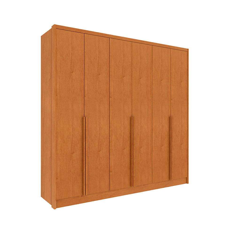 Guarda-Roupa Casal Pequin 6 Portas 6 Gavetas Cinamomo