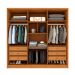 Guarda-Roupa Casal Pequin 6 Portas 6 Gavetas Cinamomo e Off White