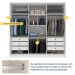 Guarda-Roupa Casal Pequin 6 Portas 6 Gavetas Neve