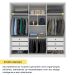 Guarda-Roupa Casal Pequin 6 Portas 6 Gavetas Neve