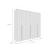 Guarda-Roupa Casal Pequin 6 Portas 6 Gavetas Neve