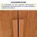Guarda-Roupa Casal Poenia 6 Portas 6 Gavetas Cinamomo
