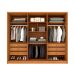 Guarda-Roupa Casal Poenia 6 Portas 6 Gavetas Cinamomo e Off White