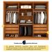 Guarda-Roupa Casal Poenia 6 Portas 6 Gavetas Cinamomo e Off White
