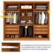 Guarda-Roupa Casal Poenia 6 Portas 6 Gavetas Cinamomo e Off White