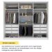 Guarda-Roupa Casal Poenia 6 Portas 6 Gavetas Neve