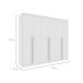 Guarda-Roupa Casal Poenia 6 Portas 6 Gavetas Neve