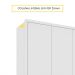 Guarda-Roupa Casal Poenia 6 Portas 6 Gavetas Neve