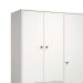 Guarda-Roupa Casal Retrô Plus 3 PT 3 GV Branco Acetinado