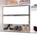 Guarda-Roupa Casal com Espelho Bahia III 3 Portas 4 Gavetas Branco