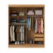 Guarda-Roupa Casal com Espelho Karina 2 Portas 2 Gavetas Carvalho