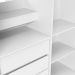 Guarda-Roupa Casal com Espelho e Penteadeira Grécia 2 Portas 4 Gavetas Branco
