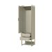 Guarda-Roupa Closet Industrial Mital 1 PT 8 GV Off White e Dourado