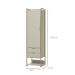 Guarda-Roupa Closet Industrial Mital 1 Porta 2 Gavetas Off White e Dourado