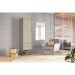 Guarda-Roupa Closet Industrial Mital 1 Porta 2 Gavetas Off White e Dourado