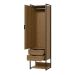 Guarda-Roupa Closet Industrial Mital 1 Porta 4 Gavetas Conhaque e Preto
