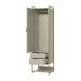 Guarda-Roupa Closet Industrial Mital 1 Porta 4 Gavetas Off White e Dourado