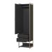 Guarda-Roupa Closet Industrial Mital 1 Porta 4 Gavetas Preto e Dourado