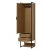 Guarda-Roupa Closet Industrial Mital 1 Porta 6 Gavetas Conhaque e Preto