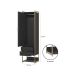 Guarda-Roupa Closet Industrial Mital 1 Porta 6 Gavetas Preto e Dourado