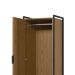 Guarda-Roupa Closet Industrial Mital 1 Porta 8 Gavetas Conhaque e Preto