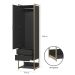 Guarda-Roupa Closet Industrial Mital 1 Porta 8 Gavetas Preto e Dourado