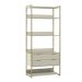Guarda-Roupa Closet Industrial Mital 2 Gavetas Off White e Dourado 89 cm
