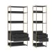 Guarda-Roupa Closet Industrial Mital 4 Gavetas Preto e Dourado 143 cm