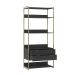 Guarda-Roupa Closet Industrial Mital 4 Gavetas Preto e Dourado 178 cm