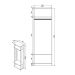 Guarda-Roupa Modulado Clothes com Cabideiro 3 Gavetas Branco