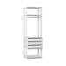 Guarda-Roupa Modulado Clothes com Cabideiro 3 Gavetas Branco