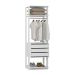 Guarda-Roupa Modulado Clothes com Cabideiro 3 Gavetas Branco