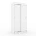 Guarda-Roupa Solteiro Berlim 2 Portas Branco