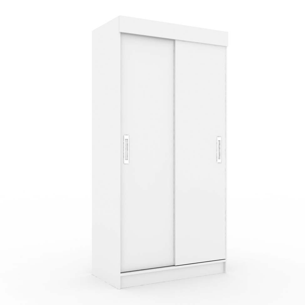 Guarda-Roupa Solteiro Berlim 2 Portas Branco